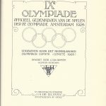 De IXe Olympiade Amsterdam 1928