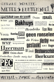 Meters Buutenspel. Voetbal in Zwolle van 1893 tot 1983