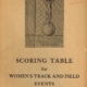 Scoring Table Women