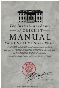 British Academy of Cricket Manual